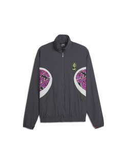 Fato de Treino para Adultos Puma AC Milan Woven Cinzento Cinzento escuro