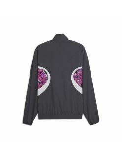 Fato de Treino para Adultos Puma AC Milan Woven Cinzento Cinzento escuro