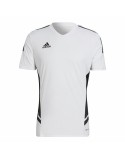 Men's Short-sleeved Football Shirt Adidas Con22 White