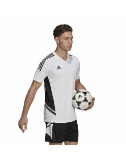 Men's Short-sleeved Football Shirt Adidas Con22 White