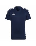 Men's Short-sleeved Football Shirt Adidas Con22 Blue