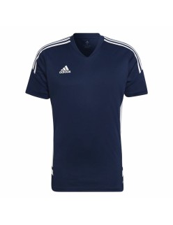 Men's Short-sleeved Football Shirt Adidas Con22 Blue