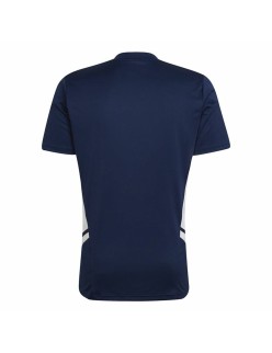 Men's Short-sleeved Football Shirt Adidas Con22 Blue