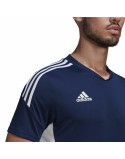 Men's Short-sleeved Football Shirt Adidas Con22 Blue