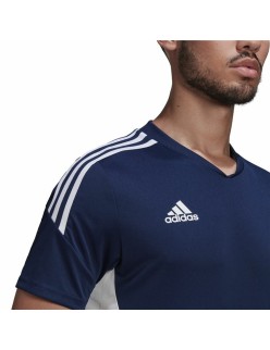 Men's Short-sleeved Football Shirt Adidas Con22 Blue