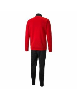 Fato de Treino para Adultos Puma Individualrise Track Preto/Vermelho