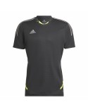 Men's Short-sleeved Football Shirt Adidas Con22 Black