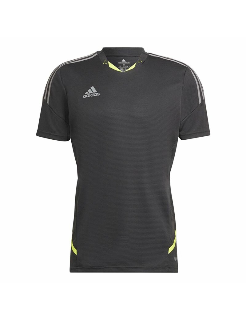 Men's Short-sleeved Football Shirt Adidas Con22 Black