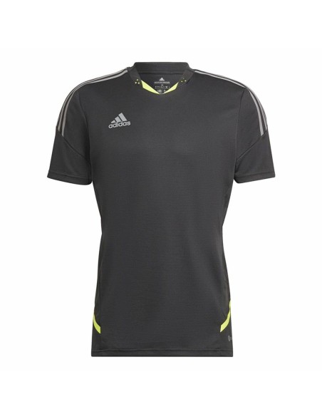 Men's Short-sleeved Football Shirt Adidas Con22 Black