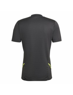 Men's Short-sleeved Football Shirt Adidas Con22 Black