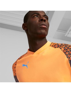 Men's Short-sleeved Football Shirt Puma Individual Cup Training