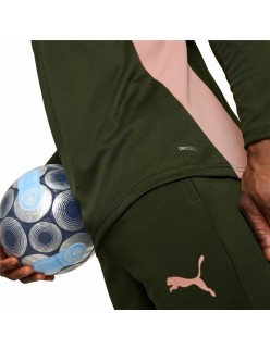 Sweatshirt de Treino para Adultos Puma Manchester City 24/25 Training Azeitona