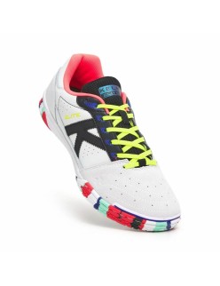 Adult's Indoor Football Shoes Kelme Elite White Black