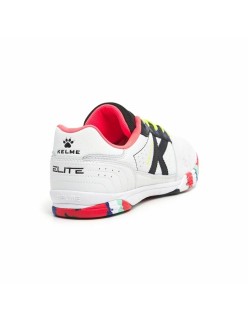 Adult's Indoor Football Shoes Kelme Elite White Black