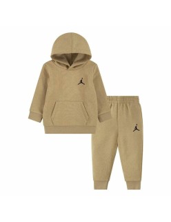 Fato de Treino Infantil Jordan Mj Essentials Flc Castanho