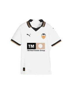 Children's Short Sleeved Football Shirt Puma Valencia.C.F White