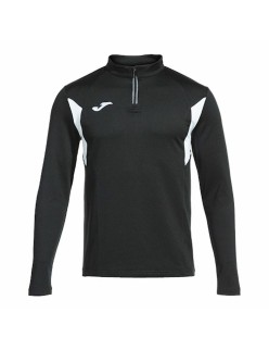 Sweatshirt de Treino para Adultos Joma Sport Winner III Branco Preto