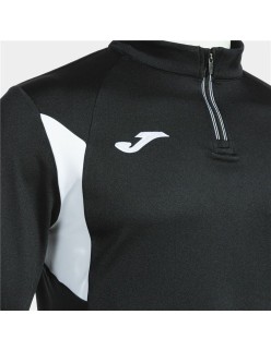 Sweatshirt de Treino para Adultos Joma Sport Winner III Branco Preto