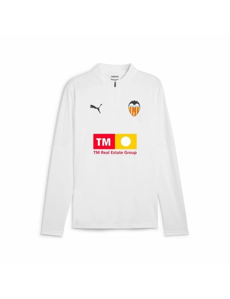 Sweatshirt de Treino para Adultos Puma Valencia C.F. Branco