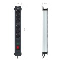 Extensão com 6 Tomadas com Interruptor TM Electron 230 V
