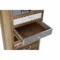 Cómoda DKD Home Decor Metal Madeira de mangueira (45 x 35 x 120 cm)