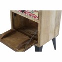 Cómoda DKD Home Decor Metal Madeira de mangueira (45 x 35 x 120 cm)