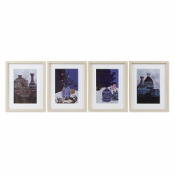 Quadro DKD Home Decor Vaso (35 x 2 x 45 cm) (4 Unità)