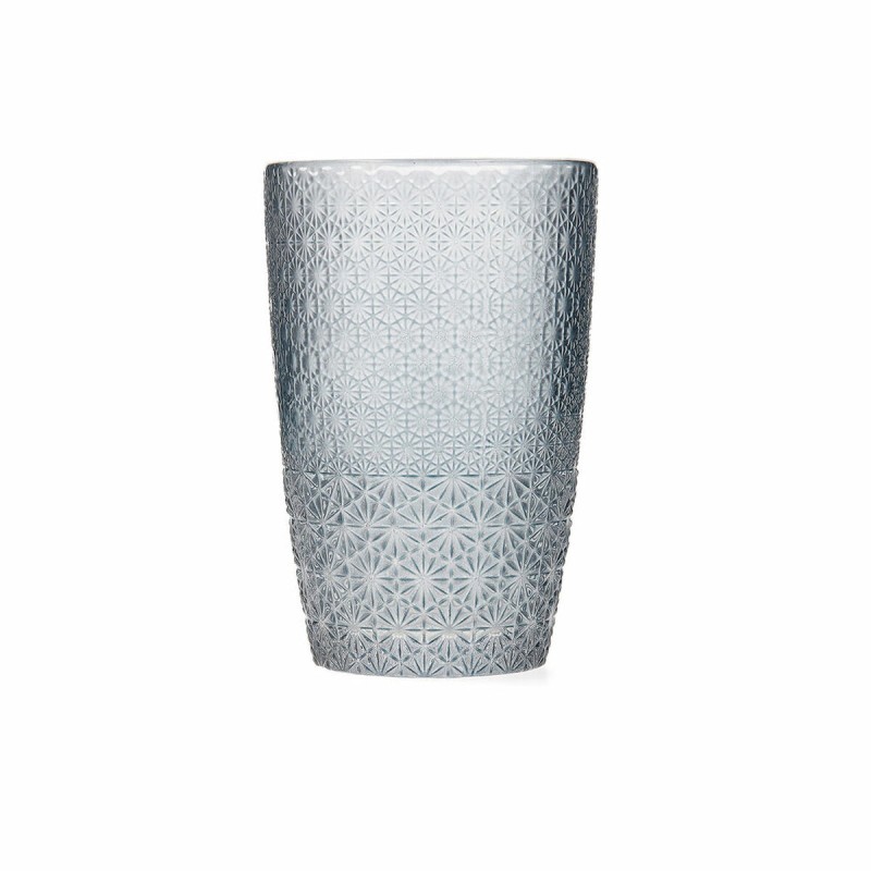 Set di Bicchieri Bidasoa Ikonic Grigio Vetro 350 ml 6 Pezzi
