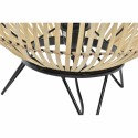 Lampada da tavolo DKD Home Decor Nero Metallo Marrone Bambù (36 x 36 x 37 cm)