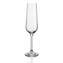 Copo de champanhe Belia Bohemia Transparente Vidro 6 Unidades (20 cl)