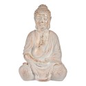 Figura Decorativa para Jardín Ibergarden CC20448 Blanco Dorado Poliresina 24,5 x 50 x 31,8 cm Buda