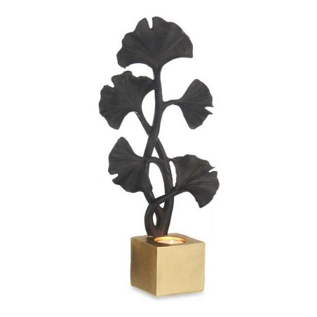 Deko-Figur Schwarz Blomster Gold Polyesterharz (7,7 x 36,3 x 16,5 cm) Deko-Figur Schwarz Blomster Gold Polyesterharz (7,7 x 36,3 x 16,5 cm)