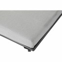 Divano da Giardino DKD Home Decor Nero Metallo Alluminio Corda 30 x 40 cm 192 x 163 x 86 cm  