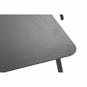 Divano da Giardino DKD Home Decor Nero Metallo Alluminio Corda 30 x 40 cm 192 x 163 x 86 cm  