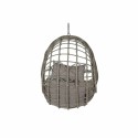 Sedia da giardino sospesa DKD Home Decor 90 x 70 x 110 cm Grigio rattan sintetico Alluminio (92 x 70 x 113 cm)