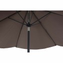 Sombrilla DKD Home Decor Marrón Negro Poliéster Acero (300 x 300 x 250 cm)