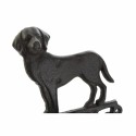 Decorative cooker hood DKD Home Decor Brown Dark brown Rope Iron Cat Dog 14 x 15 x 24 cm (2 Units)
