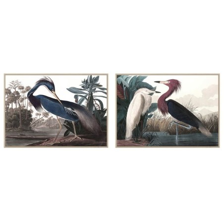 Pintura DKD Home Decor Ave Oriental 123 x 4,5 x 83 cm (2 Unidades) Pintura DKD Home Decor Ave Oriental 123 x 4,5 x 83 cm (2 Unidades)