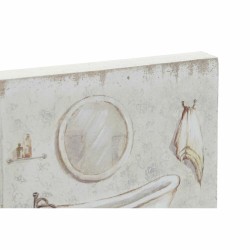 Pintura DKD Home Decor Banhos (2 Unidades) (20 x 3 x 20 cm)
