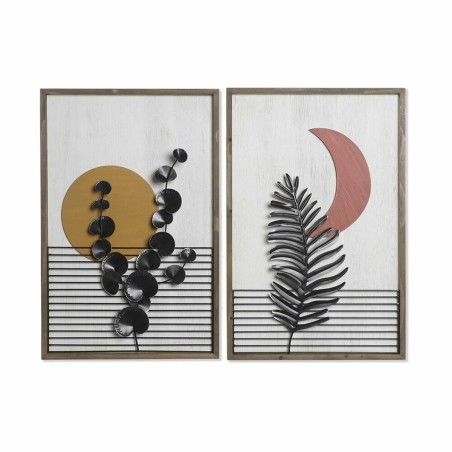 Pintura DKD Home Decor 51 x 3 x 76,5 cm Lua Escandinavo (2 Unidades) Pintura DKD Home Decor 51 x 3 x 76,5 cm Lua Escandinavo (2 Unidades)
