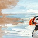 Painting DKD Home Decor Birds Mediterranean (45 x 2,7 x 45 cm) (2 Units)