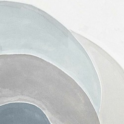Pintura DKD Home Decor Moderno Círculos 80 x 3,7 x 100 cm (2 Unidades)