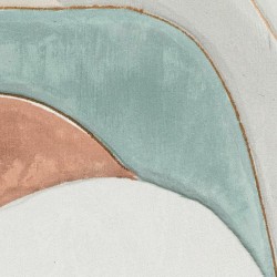Pintura DKD Home Decor Moderno Círculos 80 x 3,7 x 100 cm (2 Unidades)