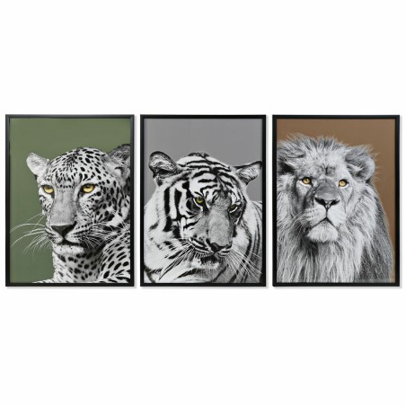Cuadro DKD Home Decor 67 x 3 x 93 cm Colonial Selva (3 Piezas) Cuadro DKD Home Decor 67 x 3 x 93 cm Colonial Selva (3 Piezas)