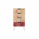 Cómoda DKD Home Decor Branco Grená Natural Madeira da borracha Madeira de paulónia 40 x 30 x 78 cm