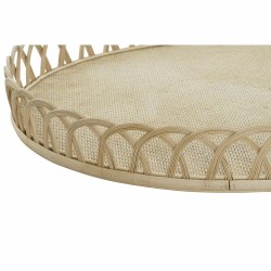 Centro de mesa DKD Home Decor Castanho Bambu (58 x 58 x 9 cm)
