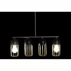 Candeeiro de teto DKD Home Decor Preto Dourado 220 V 50 W (60 x 11 x 26 cm)