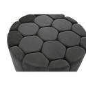 Poggiapiedi DKD Home Decor Grigio 30 % Poliestere (85 x 85 x 48 cm)