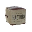 Repousa pés DKD Home Decor 46 x 40 x 40 cm Bege Castanho Vintage