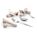 Conjunto de Garfos Quid Hotel Metal Aço inoxidável 19,5 cm 12 Unidades